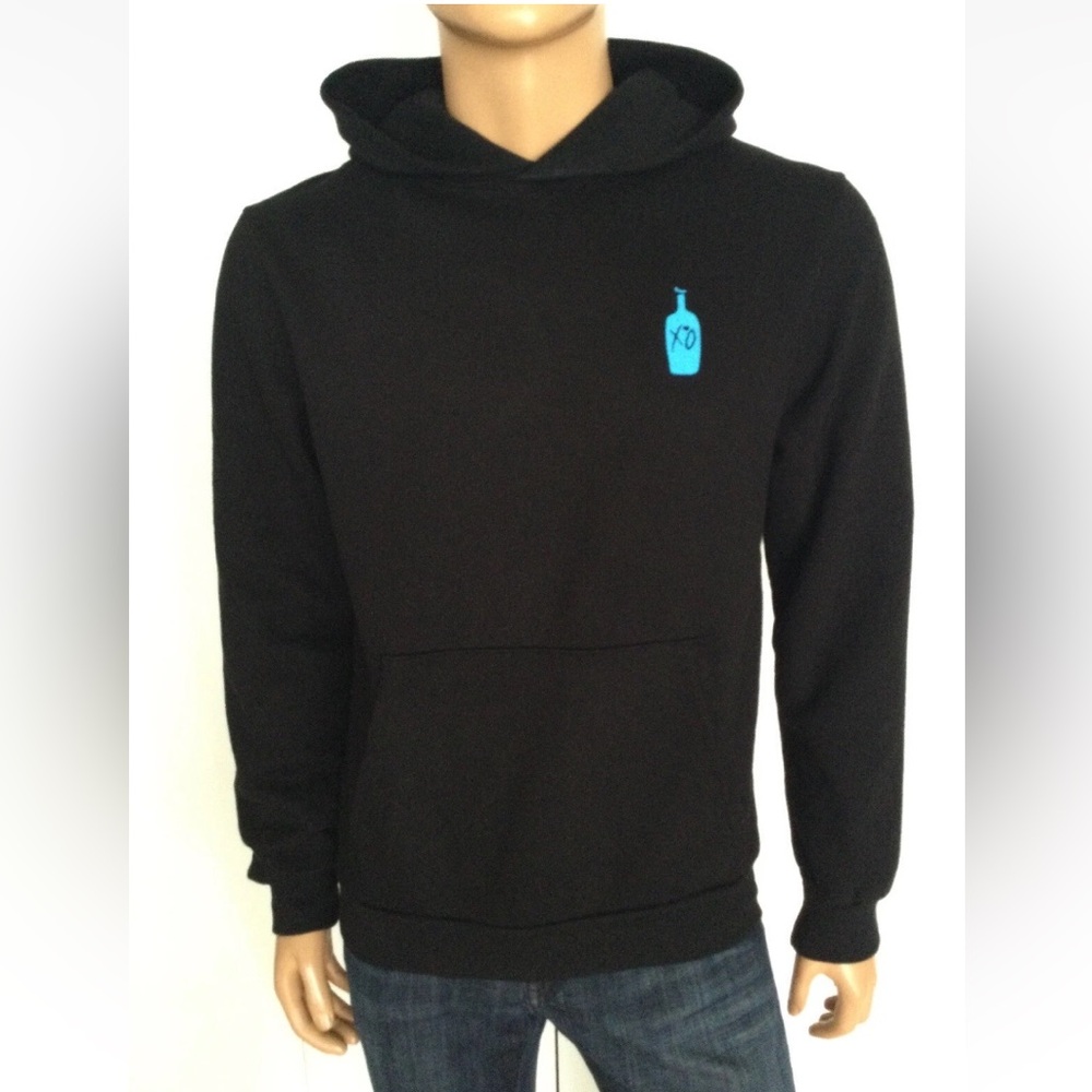Samara Origins Blue Bottle Black Fleece Hoodie Size S